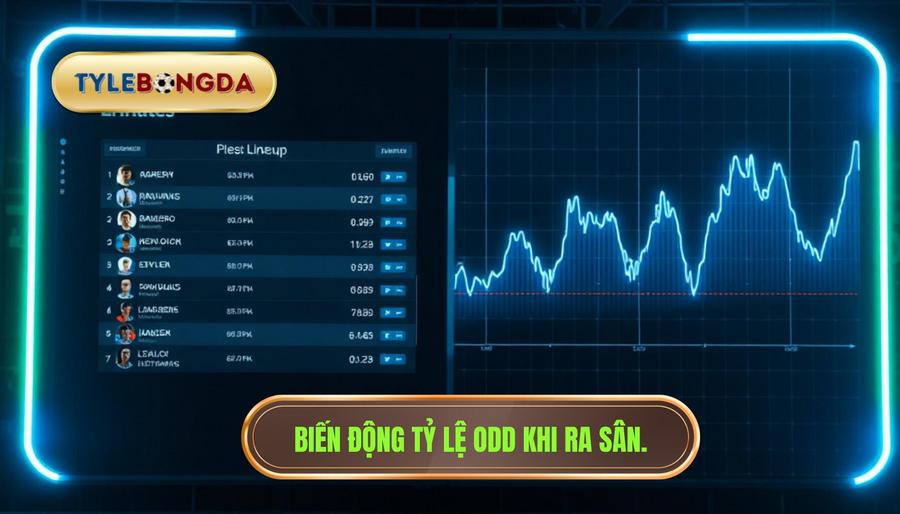 3. Biến động tỷ lệ Odd khi ra sân.
